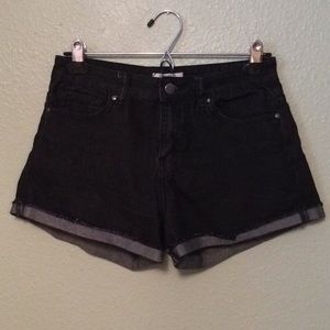 Forever 21 Black Denim Shorts size 26